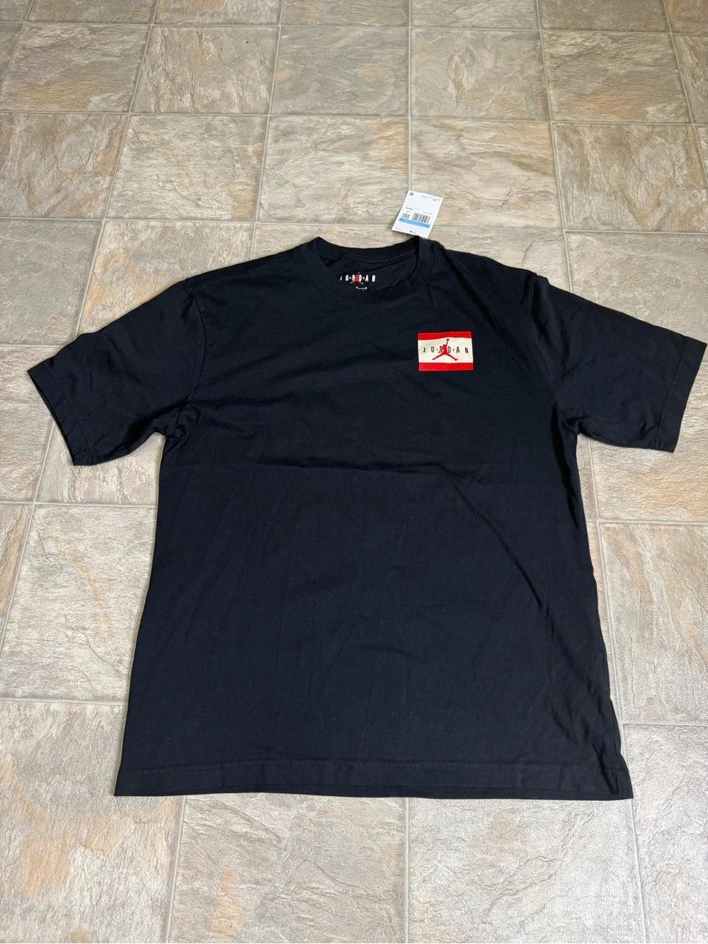 Authentic Air Jordan By Nike Tshirt Mens Size Medium Black IF5619-010 NWT